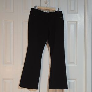 Elegant Black Flare Women's Pants